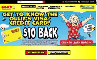Ollie's Bargain Outlet website