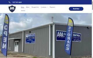 AAA Self Storage website