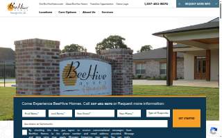 BeeHive Homes of Youngsville website