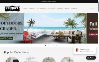 Fremin's Furniture website