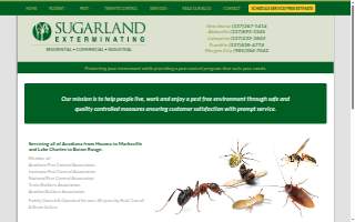 Sugarland Exterminating website