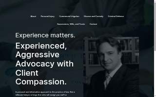 The Moity Law Firm website