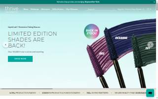 Thrive Health and Hydration website