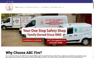 ABC Fire and Burglar Alarm, LLC website