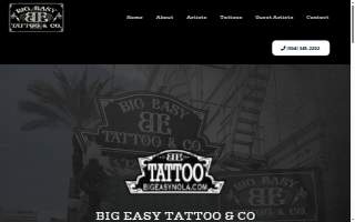 Big Easy Tattoo & Co. website