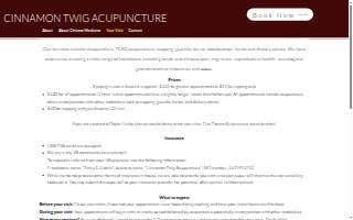 Cinnamon Twig Acupuncture website