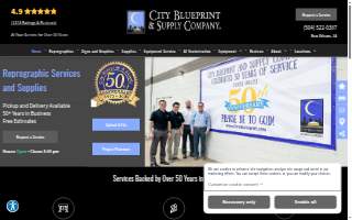 City Blueprint & Supply Co website