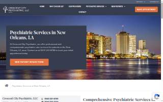 Crescent City Psychiatric, LLC of New Orleans website