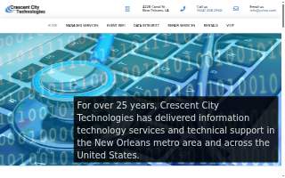 Crescent City Technologies website