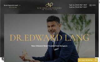New Orleans Podiatry website