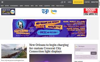 Nola Ent website