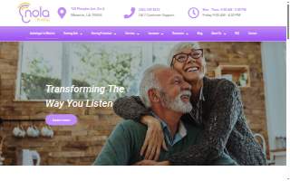 Nola Hearing of New Orleans website