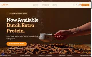 Perk Coffee & Community website
