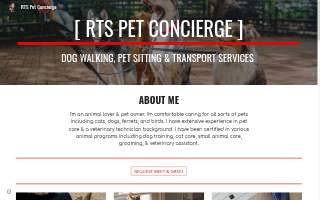 RTS Pet Concierge (Formerly Baronne Street Pets) website