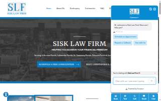 Sisk Law Firm of Metairie website