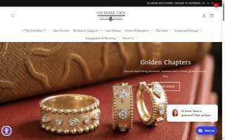 Symmetry Jewelers & Designers website