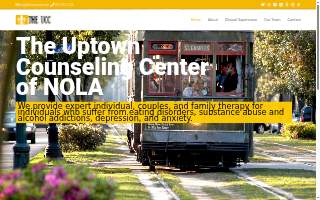 The Uptown Counseling Center website