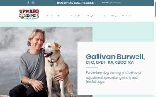 Upward Dog Training & Counseling of New Orleans website