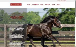 Acadiana Equine Hospital website