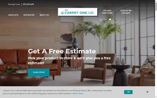 B & S Carpet One Floor & Home website