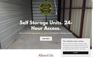 Cache Green Storage website