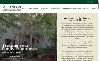 Melancon Funeral Home Inc of Opelousas website