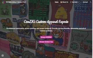 4G Embroidery and Screen Print website