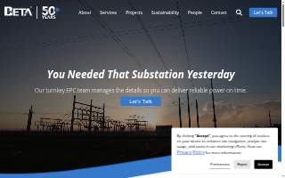 Beta Engineering LLC website