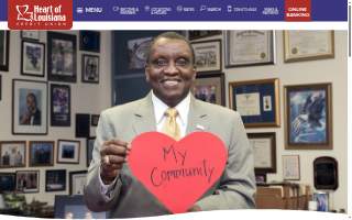 Heart of Louisiana Credit Union website