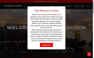 The Peacock Center website