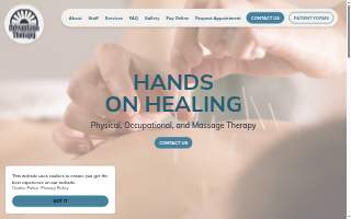 Advantage Therapy Services website