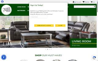 Ascension Furniture & Mattress Outlet website