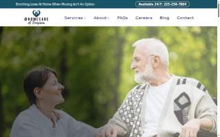 At Home Care of Louisiana website