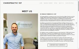 Chiropractic 1st website