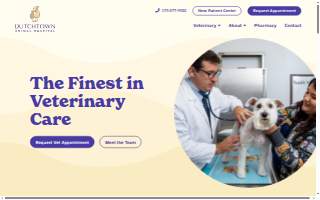 Dutchtown Animal Hospital website