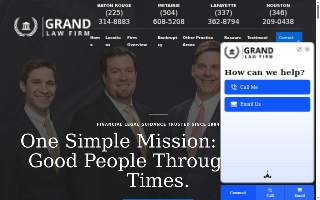 Grand Law Firm of Prairieville website