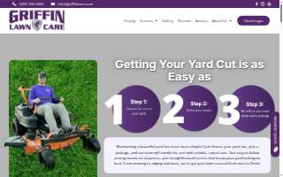 Griffin Lawn Care website