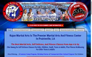 Kajun Martial Arts and Fitness website