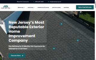 Master Pro Construction website