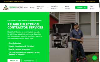 Steadfast Electric of Prairieville website