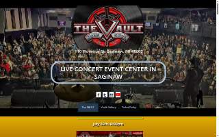 The Vault Event Center website