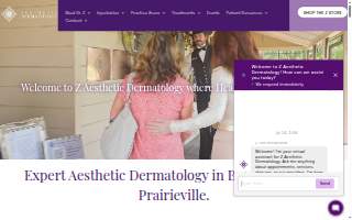 Z Aesthetic Dermatology website