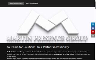Martin Presence website