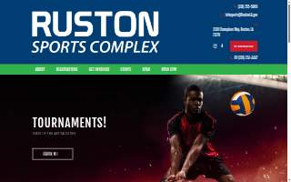 Ruston Sports Complex RV Park website