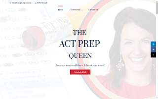 The ACT Prep Queen website