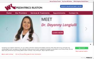 WK Pediatrics Ruston website