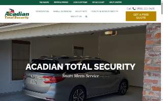 Acadian Total Security of Shenandoah website