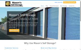 Amelia Storage Facility website