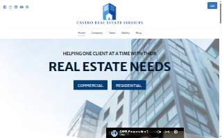 Castro Real Estate Services, LLC. website