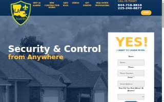 La Alarms website